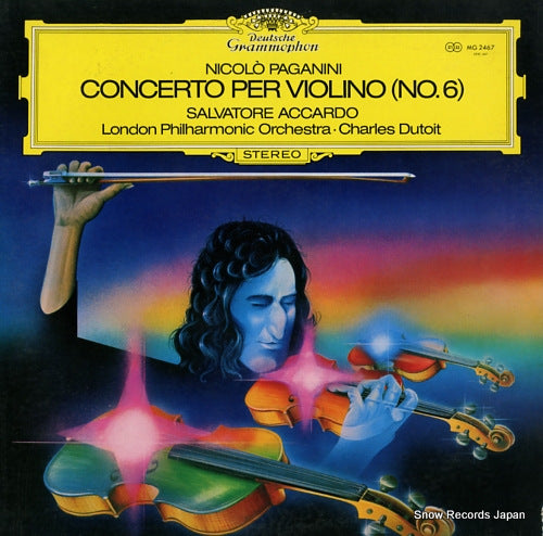 ACCARDO, SALVATORE paganini; concerto per violino no.6 MG2467