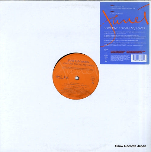 JACKSON, JANET someone to call my lover Y-38799