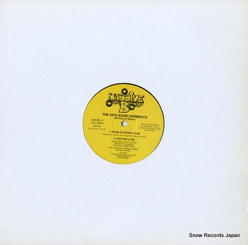 NICK JONES EXPERIENCE, THE wake up people / get down MB-001