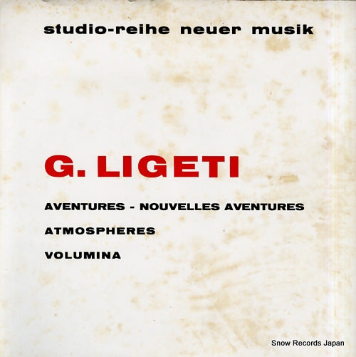 V/A g.ligeti; aventures - nouvelles aventures WER-60022
