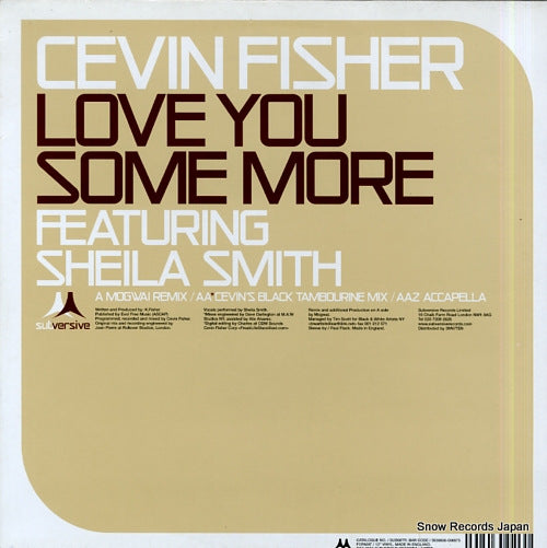 FISHER, CEVIN love you some more SUB68TR