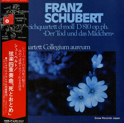 QUARTETT COLLEGIUM AUREUM schubert; der tod und das madchen ULX-3144-H