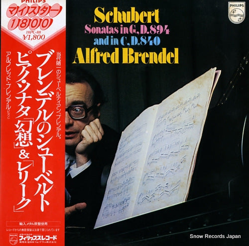 BRENDEL, ALFRED schubert; sonatas in g, d.894 and in c, d.840 18PC-88