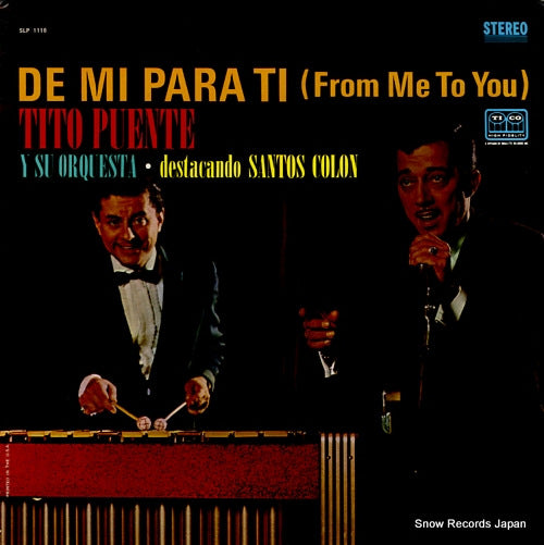 PUENTE, TITO de mi para ti (from me to you) SLP1116
