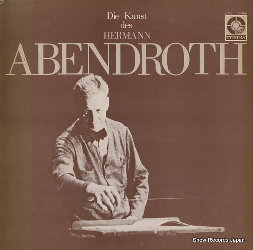 ABENDROTH, HERMANN schubert; sinfonie nr.8 "die unvollendete" ED-2