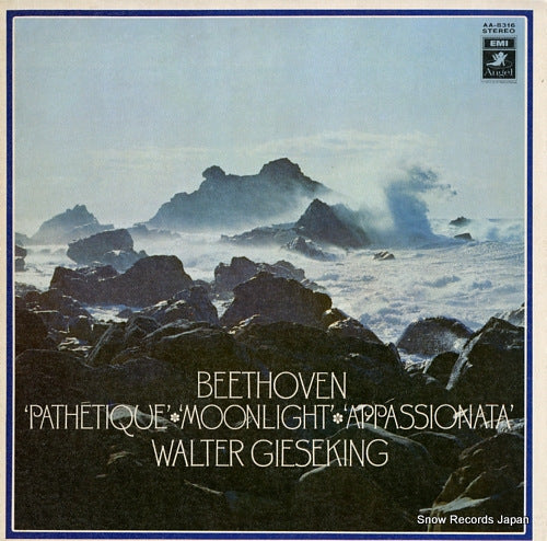 GIESEKING, WALTER beethoven; "pathetique" "moonlight" "appassionata" AA-8316