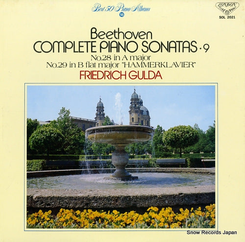 GULDA, FRIEDRICH beethoven; complete piano sonatas 9 SOL2021