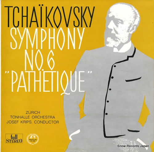KRIPS, JOSEF tchaikovsky; symphony no.6 "pathetique" SM2216