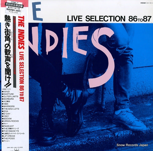 V/A the indies live selection 86 to 87 GWX-183-184
