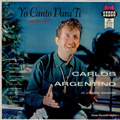 ARGENTINO, CARLOS yo canto para ti SCLP-9127