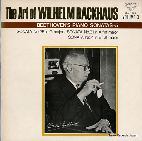 BACKHAUS, WILHELM beethoven; piano sonatas-5 SLC1675