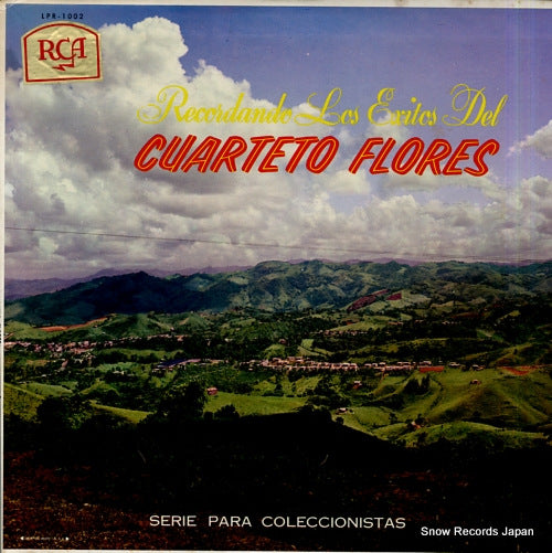 CUARTETO FLORES recordando los exitos del cuarteto flores LPR-1002