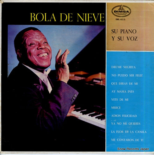 NIEVE, BOLA DE su piano y su voz DML-8315