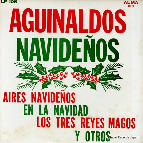 PADILLA, PEDRO aguinaldos navidenos ALMA-105 / LP-105