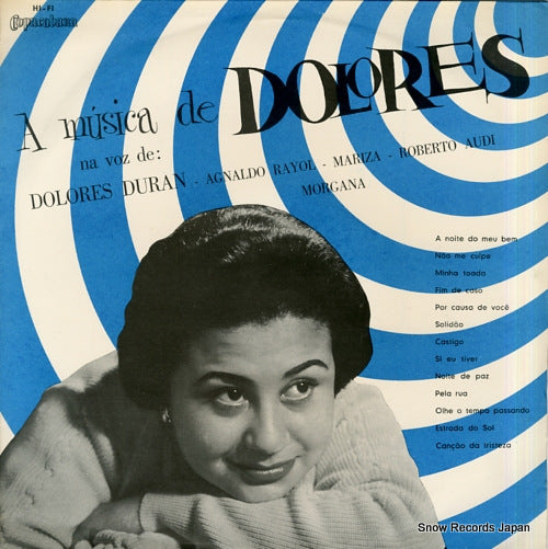 DURAN, DOLORES a musica de dolores CLP11.133