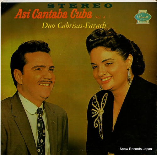 DUO CABRISAS-FARACH asi cantaba cuba vol. 4 LP-3065