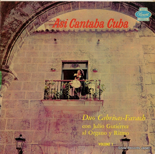 DUO CABRISAS-FARACH asi cantaba cuba volume 3 LP-3008