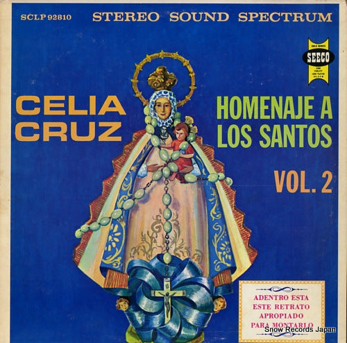 CRUZ, CELIA homenaje a los santos vol. 2 SCLP-9281