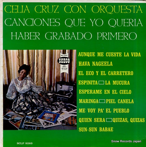 CRUZ, CELIA canciones que yo queria haber grabado primero SCLP9263