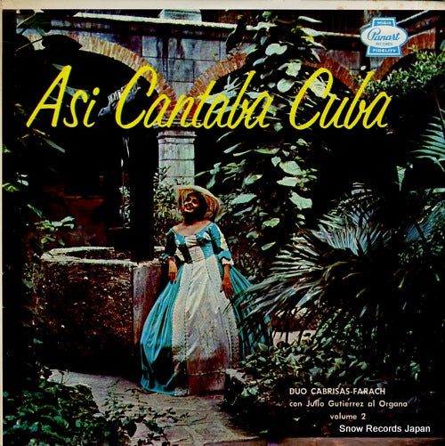 DUO CABRISAS-FARACH asi cantaba cuba vol.2 LP-3022