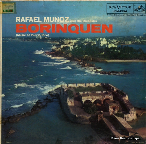MUNOZ, RAFAEL borinquen (music of puerto rico) LPM-1594