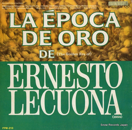 LECUONA, ERNESTO la epoca de oro de (the golden era of) FPM-213