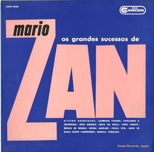ZAN, MARIO os grandes sucessos de mario zan CALB-5068