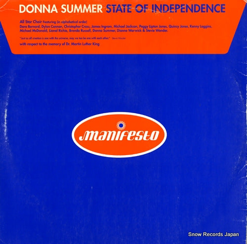 SUMMER, DONNA state of independence FESX7