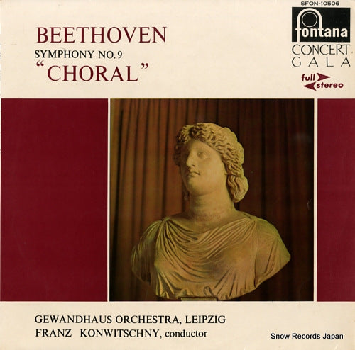 KONWITSCHNY, FRANZ beethoven; symphony no.9 "choral" SFON-10506