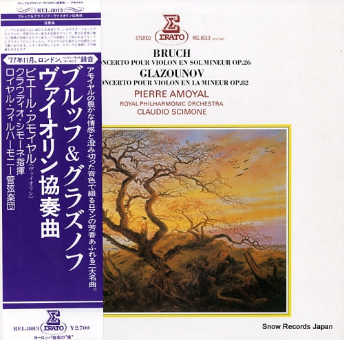 AMOYAL, PIERRE bruch; concerto pour violon en sol mineur op.26 REL-8013