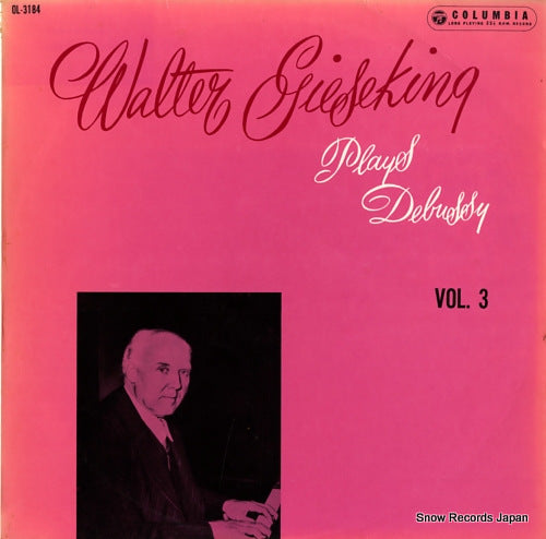 GIESEKING, WALTER debussy; images 1and2/pour le piano/estampes OL-3184