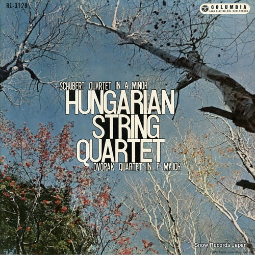 HUNGARIAN STRING QUARTET, THE schubert; quintet in a minor RL-3128