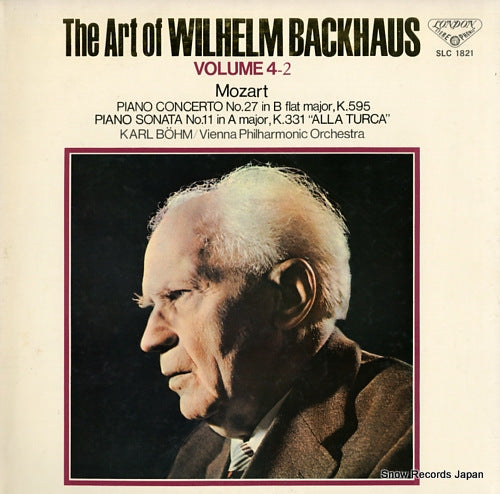 BACKHAUS, WILHELM mozart; piano concerto no.27 in b flat major, k.595 SLC1821