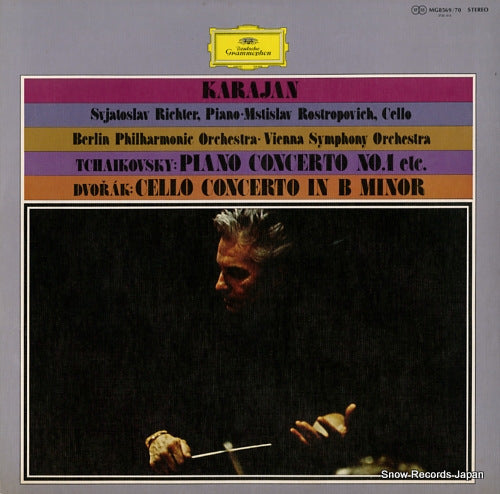 KARAJAN, HERBERT VON tchaikovsky; piano concerto no.1/cello concerto MG8569