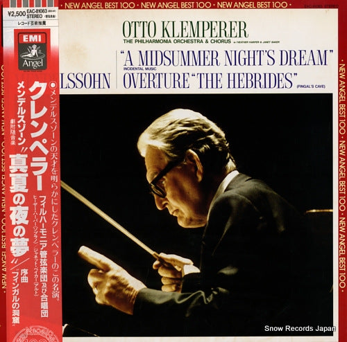 KLEMPERER, OTTO mendelssohn; "a midsummer night's dream"/overture"the hebrides" EAC-81083
