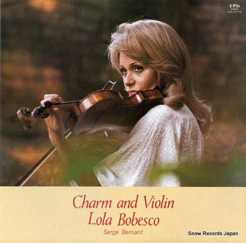 BOBESCO, LOLA, AND SERGE BEMANT charm and violin lola bobesco KUX-3191-PG
