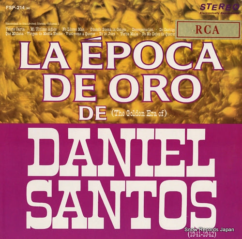 SANTOS, DANIEL la epoca de oro de (the golden era of) FSP-214