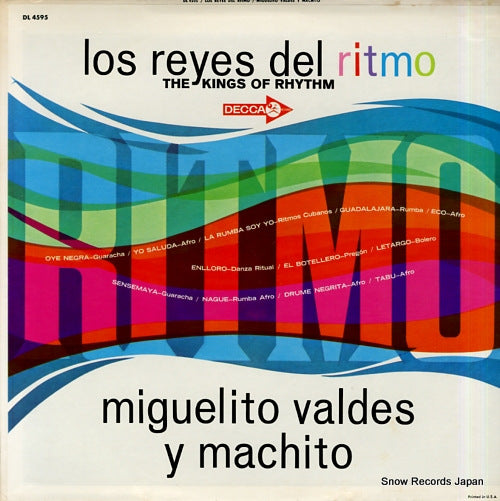 VALDES, MIGUELITO los reyes del ritmo (the kings of rhythm) DL4595
