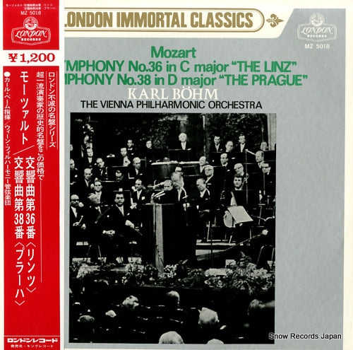 BOHM, KARL mozart; symphony no.36 "the linz" / 38"the prague" MZ5018