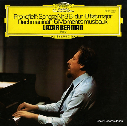 BERMAN, LAZAR prokofieff; sonate nr.8 b-dur MG1014
