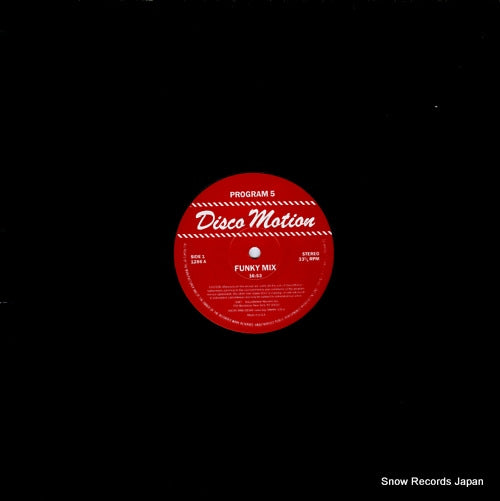 V/A disco motion program 5 DISCOMOTION1286