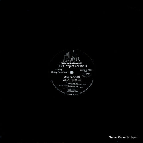 UBQ PROJECT VOLUME II when i fell n luv (the remixes) HNE-9106