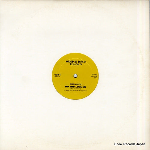 AUSTIN, PATTI do you love me ODR1