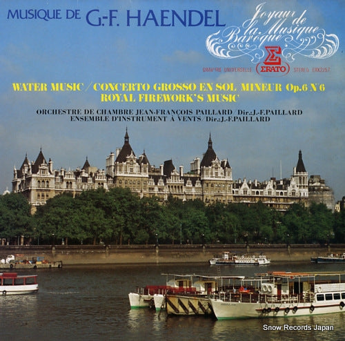 PAILLARD, JEAN-FRANCOIS haendel; water music/royal firework's music ERX-2257