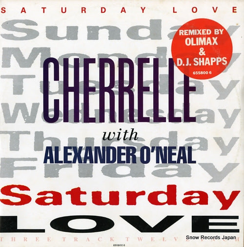 CHERRELLE AND ALEXANDER O'NEAL saturday love (remix) 6558006