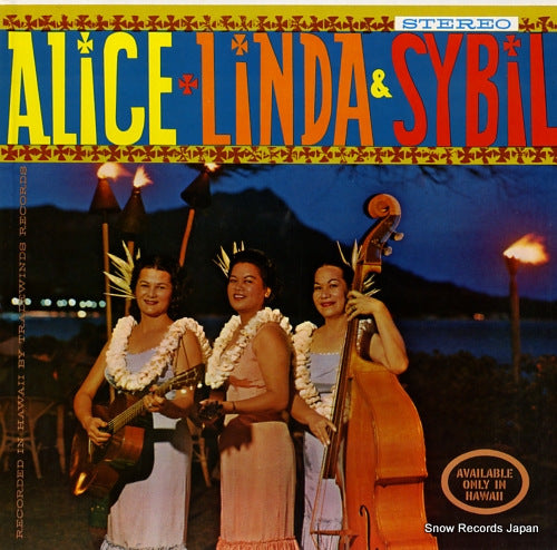ALICE FREDLUND SERENADERS, THE alice, linda and sybil TS-109