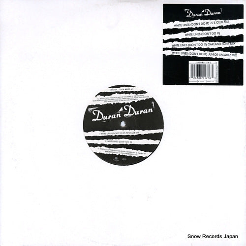 DURAN DURAN white lines 12DD19