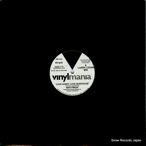 MAN FRIDAY love honey, love heartache VMR002