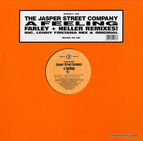 JASPER STREET COMPANY a feeling AZULI38 / AZNY38