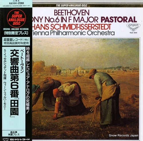 SCHMIDT-ISSERSTEDT, HANS beethoven; symphony no.6 in f major,"pastoral" KIJC-9141